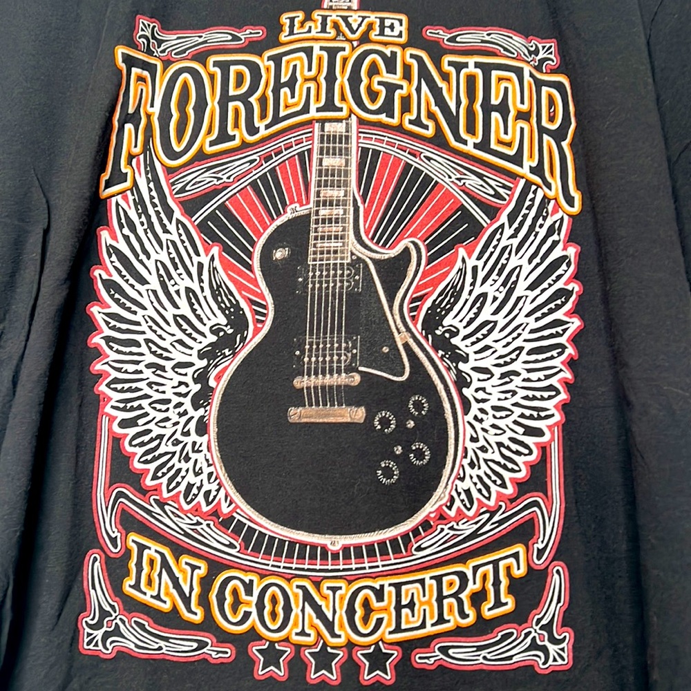 Foreigner tour shirt